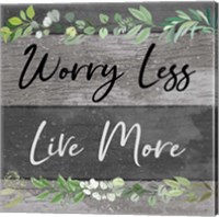 Framed Worry Less, Live More