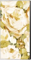 Framed Golden Glitter Roses No. 1