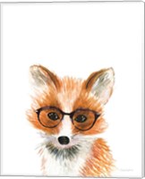 Framed 'Fox in Glasses' border=