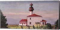Framed Lighthouse Point landscape