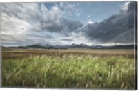 Framed Sawtooth Mountains Idaho