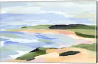 Framed Pastel Coastline I