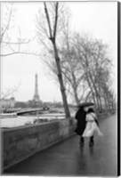Framed Paris In The Rain I Love