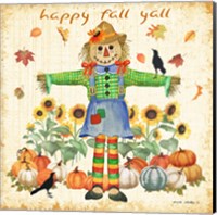 Framed 'Happy Fall' border=