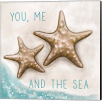 Framed 'You, Me and the Sea' border=