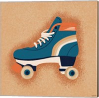 Framed Orange Skate