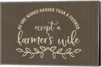 Framed Farm Life landscape I-Farmer's Wife