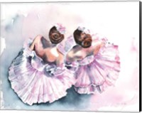 Framed 'Ballet III' border=