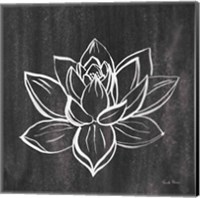 Framed Lotus Gray