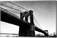 Framed Bridge of Brooklyn BW I