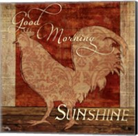 Framed 'Good Morning Sunshine' border=