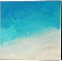 Framed Ocean Blue Sea II