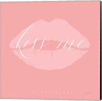 Framed 'Kiss Me' border=