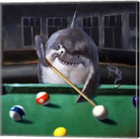 Framed Pool Shark