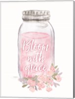 Framed Bloom with Grace Jar