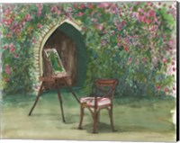 Framed Garden Painting