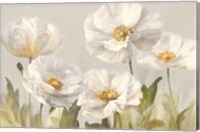 Framed White Anemones