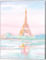 Framed Pastel Paris V