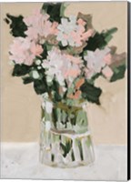 Framed Pink Flower Arrangement