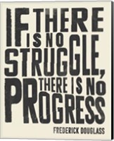 Framed Frederick Douglass Quote I