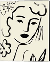 Framed Matisse's Muse Portrait II