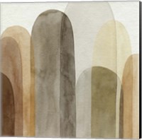 Framed Desert Watercolor Arches I