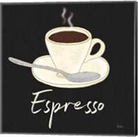 Framed 'Fresh Coffee Espresso' border=