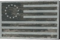 Framed Slate American Flag