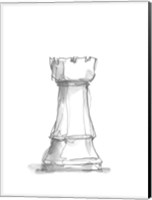 Framed Chess Piece Study V