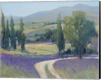 Framed Lavender Meadow II