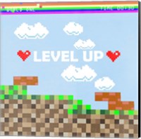 Framed 'Level Up I' border=