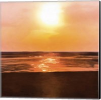 Framed 'Sunset Dreams I' border=