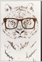 Framed Hipster Tiger