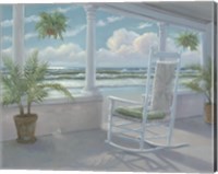 Framed 'Coastal Porch I' border=