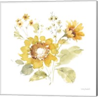Framed 'Sunflowers Forever 06' border=