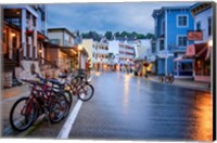 Framed Quiet Dawn On Mackinac Island