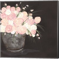 Framed Ranunculus Spray Pink