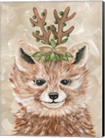 Framed Christmas Fox