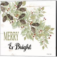 Framed Merry & Bright