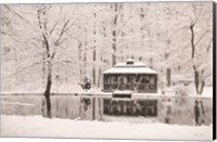 Framed Winter Gazebo