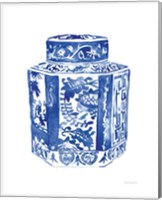 Framed 'Chinoiserie Vase I' border=