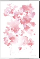 Framed Cascading Petals I Pink