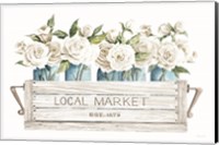 Framed Local Market Flowers