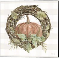 Framed Pumpkin Wreath II
