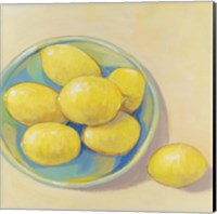 Framed Fruit Bowl Trio I