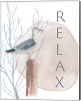 Framed Seabird Relax