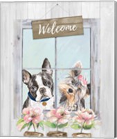 Framed Doggy Welcome