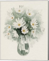 Framed Daisy Bouquet Sketch I