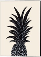 Framed Black Pineapple