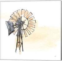 Framed 'Windmill II' border=